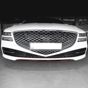 제네시스 G80 RG3 튜닝 프론트 범퍼 가니쉬 커버 블랙 카본 몰딩