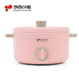 키친아트 즐기는 홈파티 요리 세라믹 멀티 만능쿠커_핑크