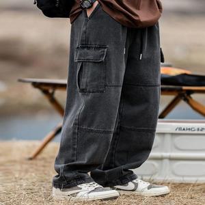 [오노마] ONM 남성 빈티지 워싱카고 남성데님팬츠 밴당 건빵 청바지