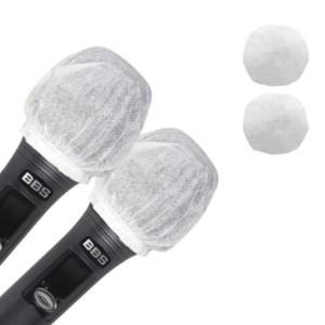 일회용 마이크 2P 1SET 커버 부직포 화이트 위생 덮개 노래방 무선