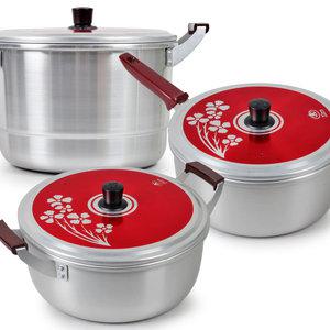 [코스모스 알루미늄 냄비]국산 양수 편수 찜냄비 전골 곰솥 찜솥 양은 업소용 경질냄비