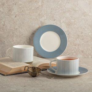 코지 블루 커피세트 4p