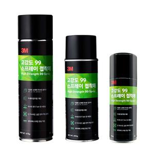 3M 고강도 99 스프레이 접착제 시트지 벽지 접착제 본드 풀