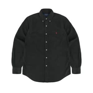 폴로 랄프로렌 클래식핏 가먼트다이 옥스포드 셔츠 블랙(PO-MS7)