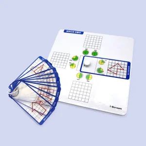 [아이스크림몰]평면도형 이동판 카드 초등 수학 교구 재료 문제집 교과서