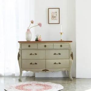 올리브 빈티지 서랍 화장대 콘솔 거실 인테리어 테이블 BTL05