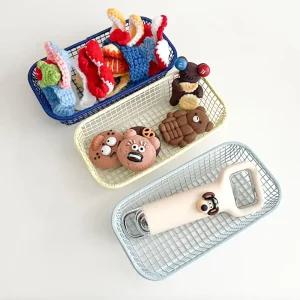 철제 수납 바구니/미니/바스켓/다용도/정리함/수납함/소품/문구류/아이방/장난감/박스/가정용/인테리어용