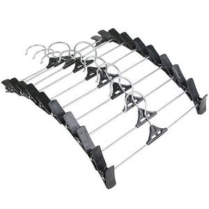 검정집게바지걸이 옷걸이 행거 1P 집게 바지걸이