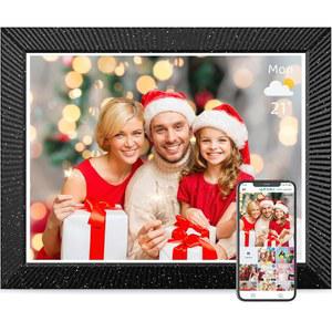 대형 디지털 액자 16.2인치 전자 - Nethrow 32GB 액자, 터치 스크린, 자동 회전, 센서, 클라우드 스토리지, 앱 이메일을 통해 즉시 사진 동영상 공유