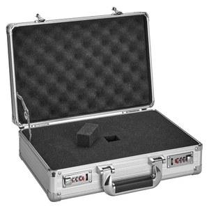 빌치슨 14인치 무선 마이크 케이스 - 맞춤형 다이싱 폼이 있는 하드 캐리 케이스, 듀얼 조합 잠금 장치, 및 카메라 기어 보관용 알루미늄 합금 프레임 상자, 실버