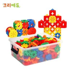 (캐스B)튼튼 크리에듀사각블럭250pcs(2178)/블럭/완구/초등학생/장난감/안전/소근육/발달/블록/돌아기/놀이