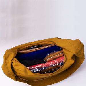 절가방 보라색 걱정 꽃 달 치아 가방 스님 선 부처님 숭배 한 향 굽기 캔버스 소재