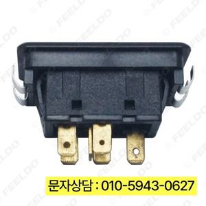 MOTOBOTS 호환 용품 금속 스냅 클립 온 6 핀 자동 파워 윈도우 스위치 10A ~ 30A 조명 표시기 단일 버튼 포