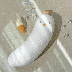 베베누보 닿자마자 시원한 듀라론 냉감 아기 바디필로우 꼬꼬 인형 베개