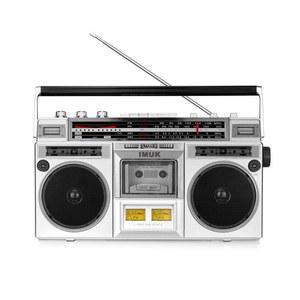 레트로 카세트데크 블루투스 붐박스 그레이 30W 익스프레스 블랙 Qt 콤보 쿨 메모리