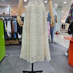 시슬리/애플아울렛/레이스 밴딩 훌 스커트/SASKA5511