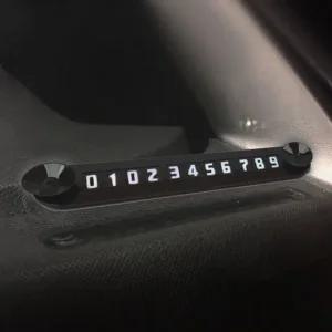 올블랙 주차알림판 주차알림판 자동차주차번호 선물용주차번호판 자동차핸드폰번호판 차량연락처