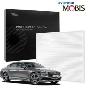 현대모비스 G80 호환 RG3 에어컨필터 PM0.3 E11
