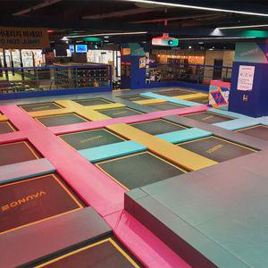 바운스트램폴린파크 구미 센터 키즈카페 가볼만한곳 놀이터 짚라인 스포츠