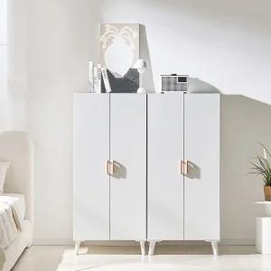 스톡 E0 공간활용 폭깊고 낮은 수납장 행거 옷장 1200 세트 BSC391