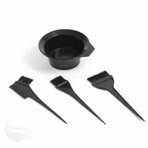 MLstore 염색도구 4종세트 블랙 새치염색솔