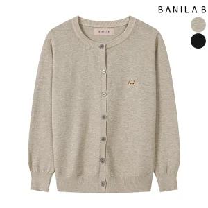 여성 미니베어 자수 가디건