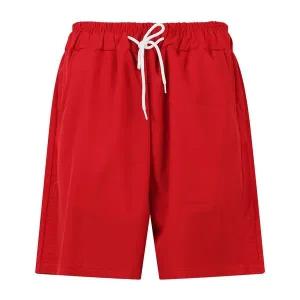 [하프클럽/]남자 국산 사이드 메쉬 밴딩 스판 반바지 NE-PTH-Q030-레드