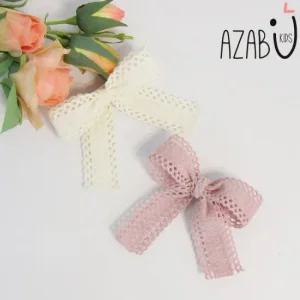 [아자브키즈] 펀 리본 핀 여아 아동 헤어 악세사리