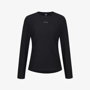 [휠라](광주신세계)[FILA] 테크 플리츠 긴팔티 (FS2RLG4251F_BLK)