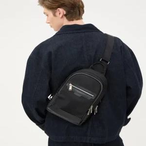 질스튜어트 액세서리 남성 [LIAM] 리암 블랙 포켓 포인트 나일론 슬링백 JUBA5E803BK