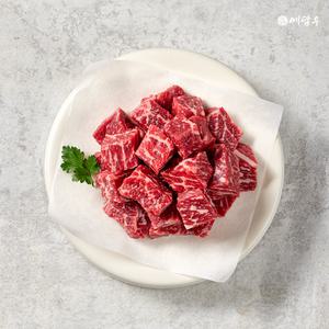 [예담우]++1등급 마장동 투뿔 한우 소고기 국거리 1kg(250gX4팩)