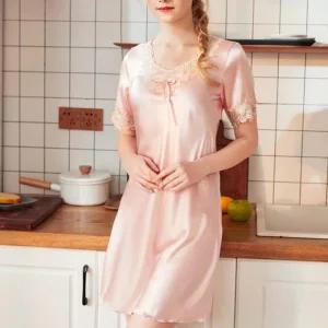 실크원피스 잠옷원피스 프랑수아 [위드기프트] (43irB)