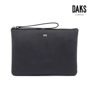 [백화점 선물포장] 닥스 클러치백 남성 파우치 손가방 일수가방 가죽 블랙 102