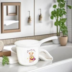 데니베어 자루바가지 플라스틱 바가지 욕실 목욕탕 손잡이 물통 박아지 화장실 세면 (3개)