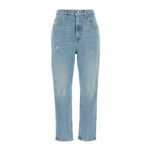 라이트 블루 워시 하이 웨이스트 스트레이트 진 DW0DW16643 1AB