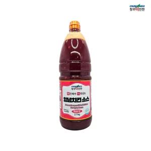 청우 더진한 양념치킨 소스 매운맛 2.1kg