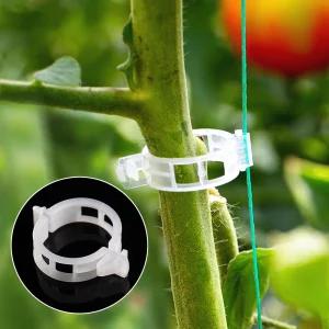 식물 고정클립 텃밭 방울토마토 고추 오이 작물 줄기 고정 고리 반원형 지지대 타이