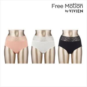 [비비안 로즈버드][프리모션 비비안] 레이스 면팬티 3종세트(RS688)