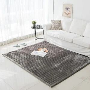 밍크 5mm 극세사 카페트 겸 패드 침대 Q 150x200 겨울 거실 러그