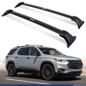 2018년 쉐보레 트래버스를 위한 AUXPACBO 330 LBS 업그레이드 루프 랙 장착 2019년 2020년 크로스바 러기지 캐리어 바 카고