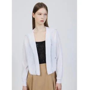 [ZOOC](천안아산점)썸머 A라인 후드 니트 점퍼 Z252KSL017