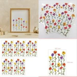 [LFMM2052_58]카페 벽장식 스티커 시트지 꽃의 열정