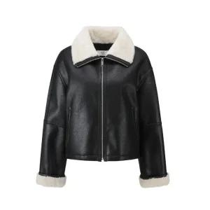 CC콜렉트 페이크 가죽 레더 무스탕 점퍼 E244PSJ164 268499