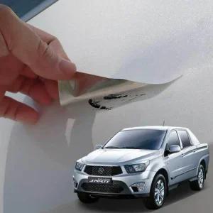 코란도스포츠엣지 붓펜 스티커 SAF 파인실버 페인트