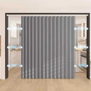거실 주방 자바라 접이식 슬라이딩 커튼 파티션 간이