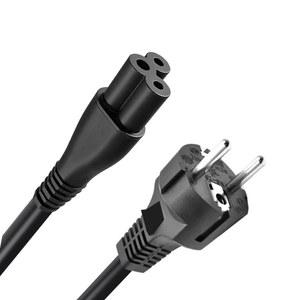 EU 전원 코드 250V SC 16A C5 18AWG 충전기 AC 케이블 유럽 짧은 IEC320