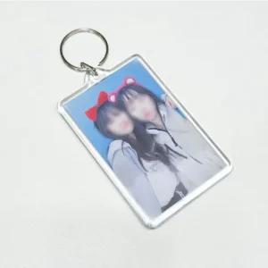 아크릴 투명 증사 최애 사진 액자 키링 직사각 특대형