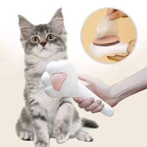 [골드스마일]고양이 털 제거 브러쉬 원터치 슬리커 애완용 빗 관리 도구