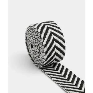 [퀼트스타] 코튼린넨 헤링본 가방끈 40mm_블랙 (65663)