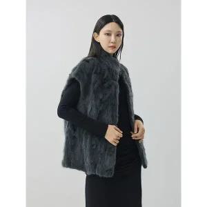 [하프클럽/카라]KARRA (77까지)리얼밍크100%캡슬리브베스트_A5W0005